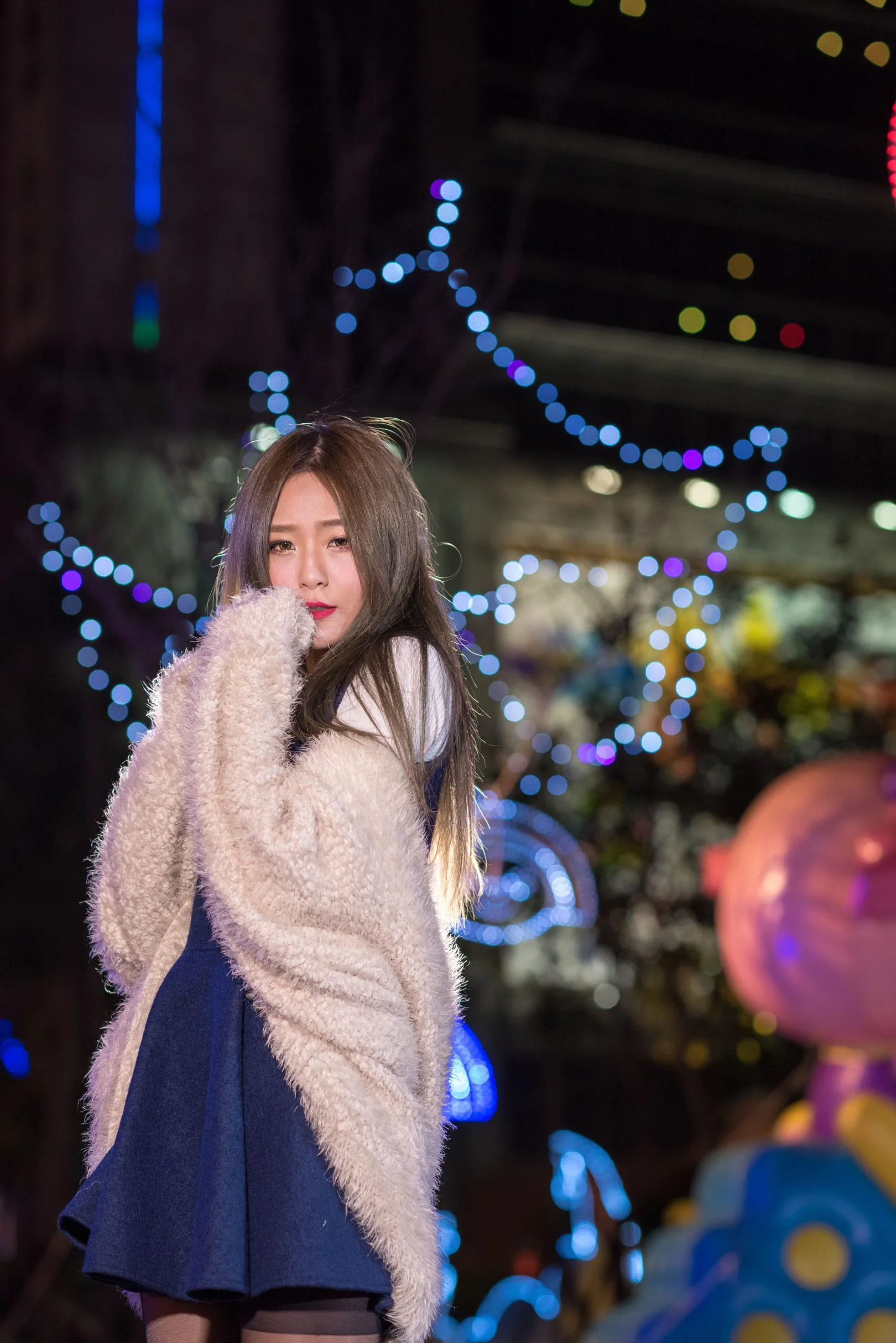 [Buổi chụp ảnh ngoài trời của Beautyleg] Winnie Xiaoxue - Bộ sưu tập ảnh đêm độ phân giải cực cao từ Công viên Giáng sinh Thành phố Đài Bắc Mới - 13